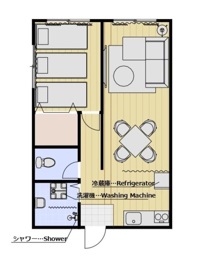 Type C Room 40平米 -ウル エスポワール那覇- Kume Esterno foto